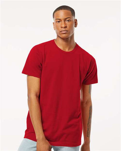 Custom Embroidered  Tultex Fine Jersey T-Shirt 202 Cardinal