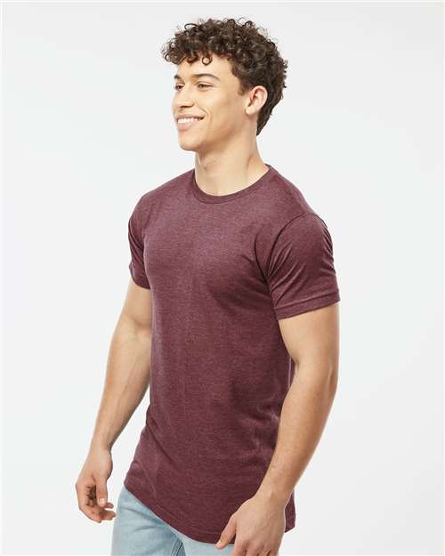 Tultex Fine Jersey T-Shirt 202 Heather Burgundy