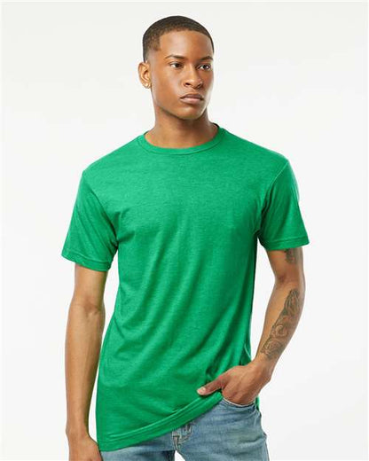 Custom Embroidered  Tultex Fine Jersey T-Shirt 202 Heather Kelly