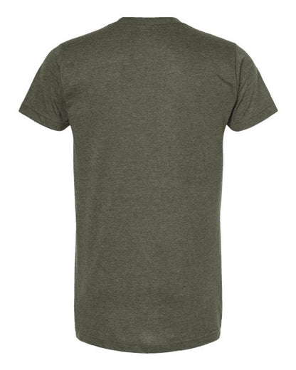 Tultex Fine Jersey T-Shirt 202 Heather Military Green