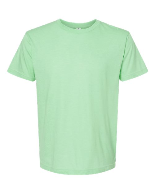 Tultex Fine Jersey T-Shirt 202 Heather Neo Mint