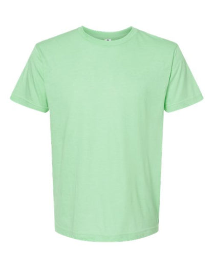 Tultex Fine Jersey T-Shirt 202 Heather Neo Mint