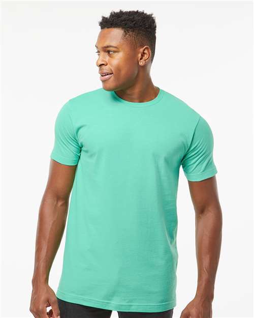 Custom Embroidered  Tultex Fine Jersey T-Shirt 202 Mint