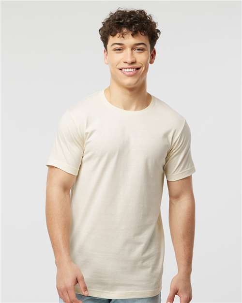 Custom Embroidered  Tultex Fine Jersey T-Shirt 202 Natural
