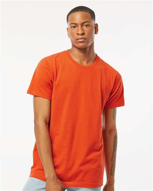 Custom Embroidered  Tultex Fine Jersey T-Shirt 202 Orange