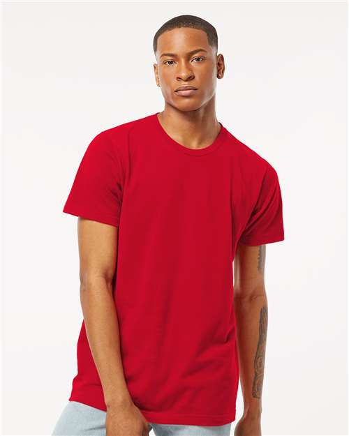 Custom Embroidered  Tultex Fine Jersey T-Shirt 202 Red