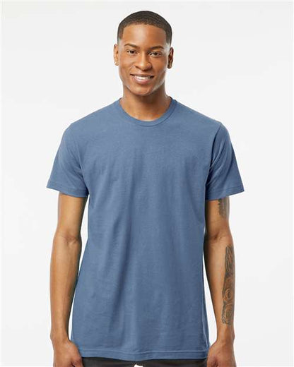 Custom Embroidered  Tultex Fine Jersey T-Shirt 202 Slate