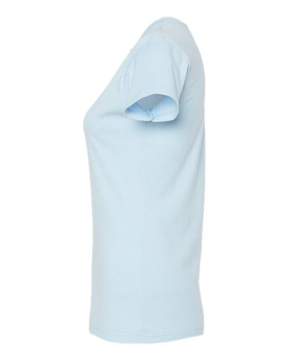Tultex Women's Fine Jersey Slim Fit T-Shirt 213 Baby Blue
