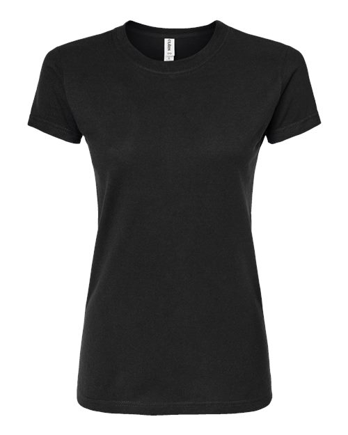Tultex Women's Fine Jersey Slim Fit T-Shirt 213 Black