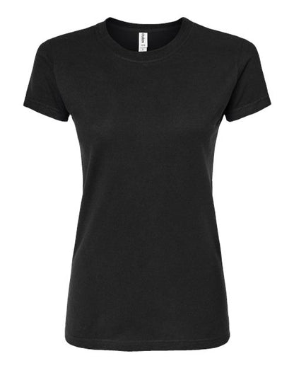 Tultex Women's Fine Jersey Slim Fit T-Shirt 213 Black