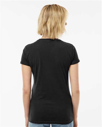 Tultex Women's Fine Jersey Slim Fit T-Shirt 213 Black
