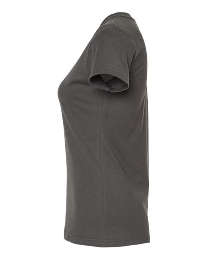 Tultex Women's Fine Jersey Slim Fit T-Shirt 213 Charcoal