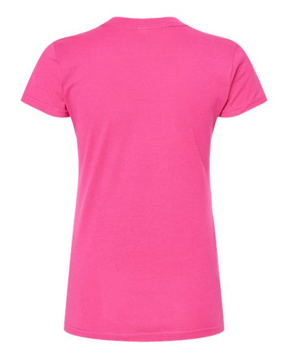 Tultex Women's Fine Jersey Slim Fit T-Shirt 213 Fuchsia