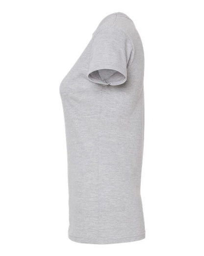 Tultex Women's Fine Jersey Slim Fit T-Shirt 213 Heather Grey