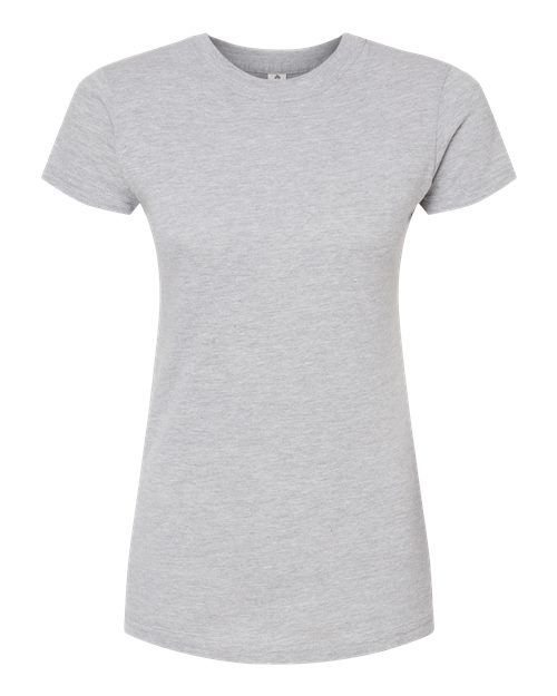 Tultex Women's Fine Jersey Slim Fit T-Shirt 213 Heather Grey
