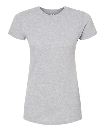 Tultex Women's Fine Jersey Slim Fit T-Shirt 213 Heather Grey
