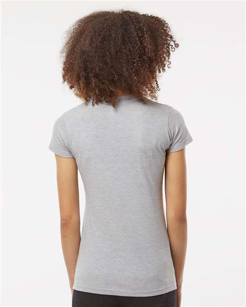 Tultex Women's Fine Jersey Slim Fit T-Shirt 213 Heather Grey