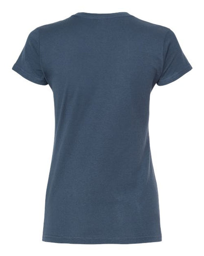 Tultex Women's Fine Jersey Slim Fit T-Shirt 213 Indigo