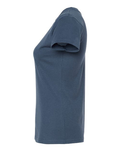 Tultex Women's Fine Jersey Slim Fit T-Shirt 213 Indigo