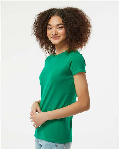 Tultex Women's Fine Jersey Slim Fit T-Shirt 213 Kelly Green