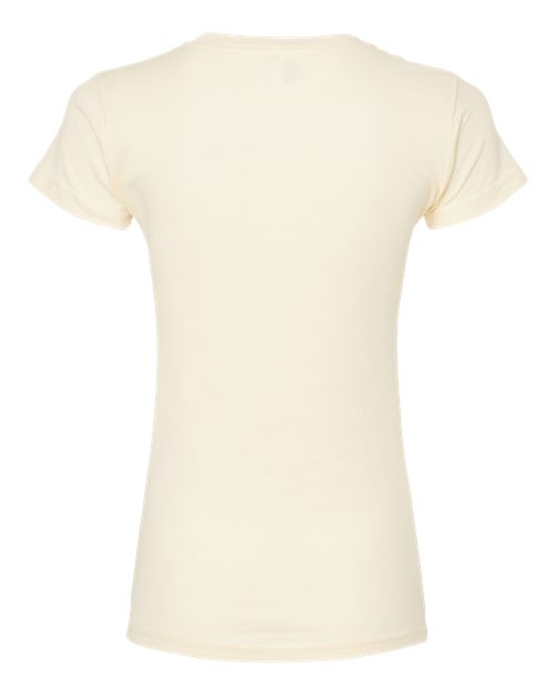 Tultex Women's Fine Jersey Slim Fit T-Shirt 213 Natural