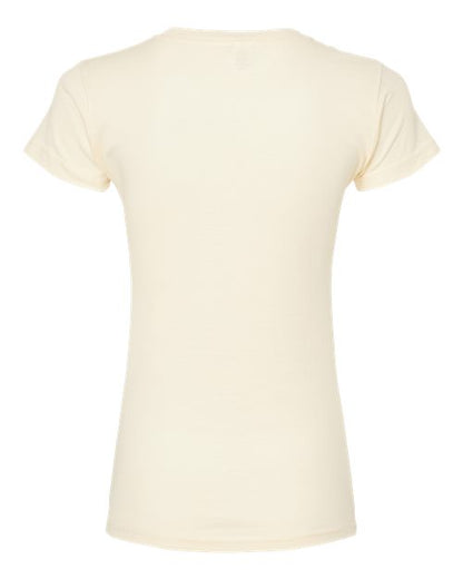 Tultex Women's Fine Jersey Slim Fit T-Shirt 213 Natural