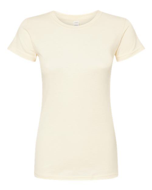 Tultex Women's Fine Jersey Slim Fit T-Shirt 213 Natural