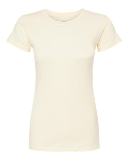 Tultex Women's Fine Jersey Slim Fit T-Shirt 213 Natural