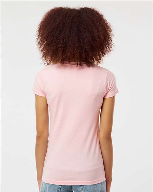 Tultex Women's Fine Jersey Slim Fit T-Shirt 213 Pink