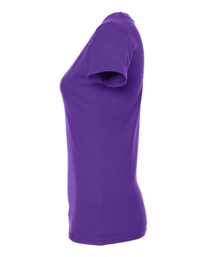 Tultex Women's Fine Jersey Slim Fit T-Shirt 213 Purple