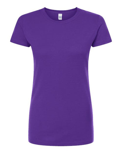 Tultex Women's Fine Jersey Slim Fit T-Shirt 213 Purple