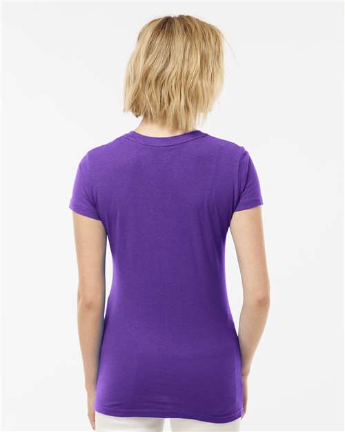 Tultex Women's Fine Jersey Slim Fit T-Shirt 213 Purple