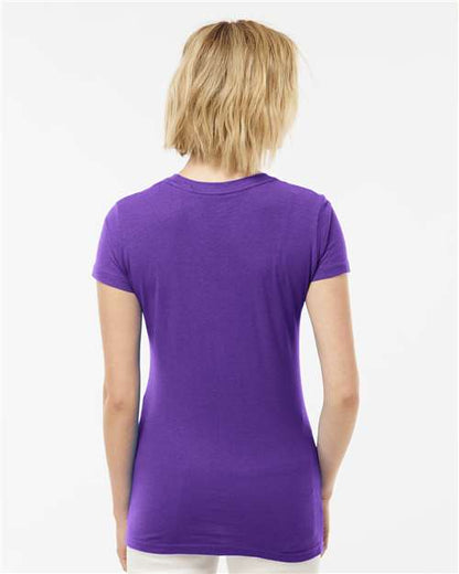 Tultex Women's Fine Jersey Slim Fit T-Shirt 213 Purple