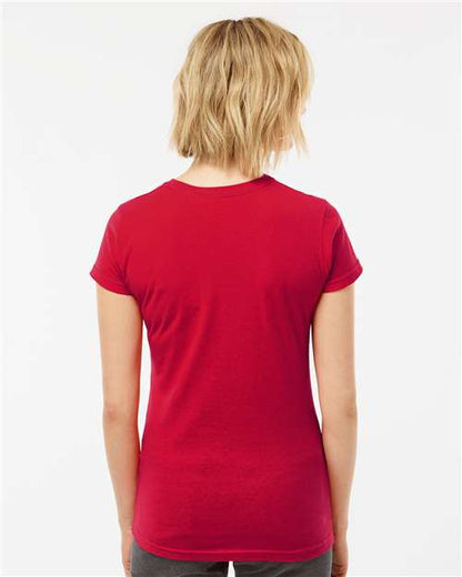 Tultex Women's Fine Jersey Slim Fit T-Shirt 213 Red
