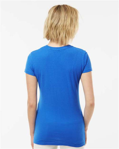 Tultex Women's Fine Jersey Slim Fit T-Shirt 213 Royal