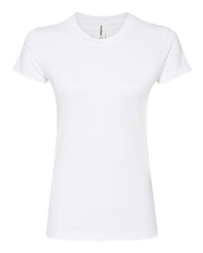 Tultex Women's Fine Jersey Slim Fit T-Shirt 213 White
