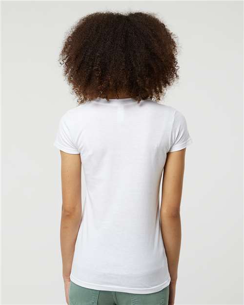 Tultex Women's Fine Jersey Slim Fit T-Shirt 213 White