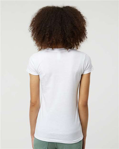 Tultex Women's Fine Jersey Slim Fit T-Shirt 213 White