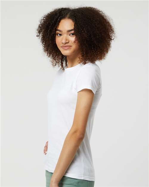 Tultex Women's Fine Jersey Slim Fit T-Shirt 213 White