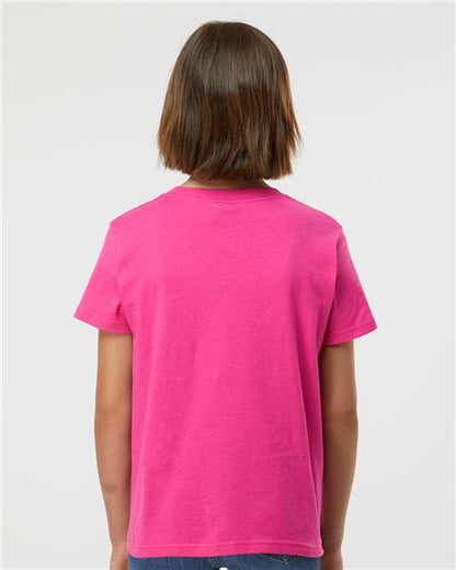 Tultex Youth Fine Jersey T-Shirt 235 Fuchsia