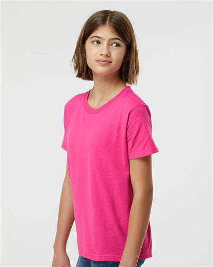 Tultex Youth Fine Jersey T-Shirt 235 Fuchsia