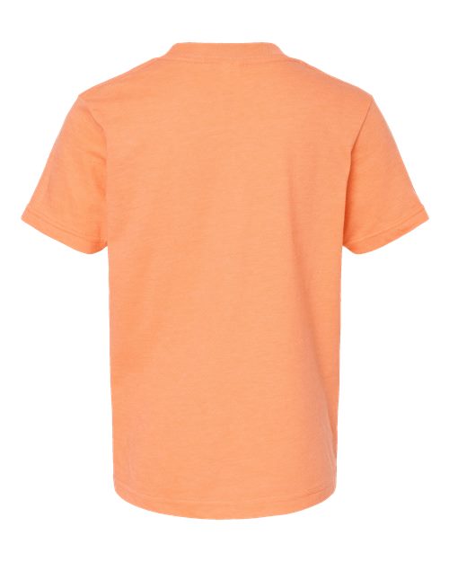 Tultex Youth Fine Jersey T-Shirt 235 Heather Cantaloupe