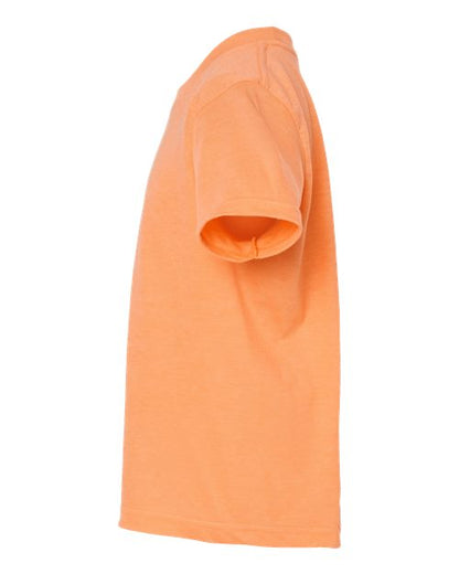 Tultex Youth Fine Jersey T-Shirt 235 Heather Cantaloupe