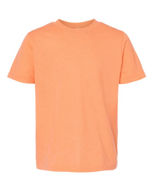 Tultex Youth Fine Jersey T-Shirt 235 Heather Cantaloupe