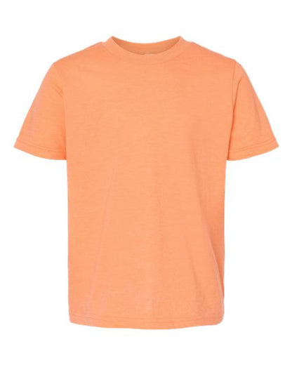 Tultex Youth Fine Jersey T-Shirt 235 Heather Cantaloupe