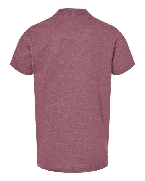 Tultex Youth Fine Jersey T-Shirt 235 Heather Cassis
