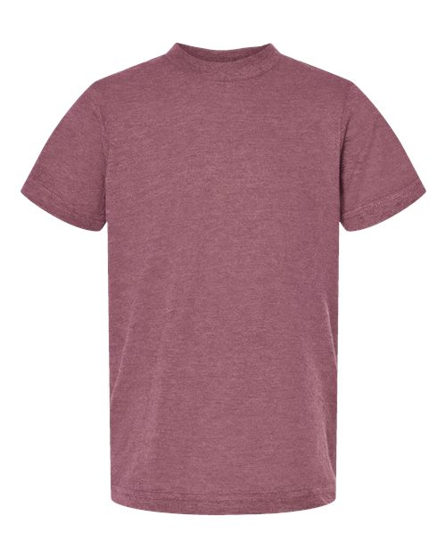 Tultex Youth Fine Jersey T-Shirt 235 Heather Cassis