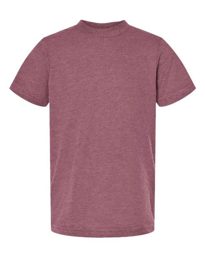 Tultex Youth Fine Jersey T-Shirt 235 Heather Cassis