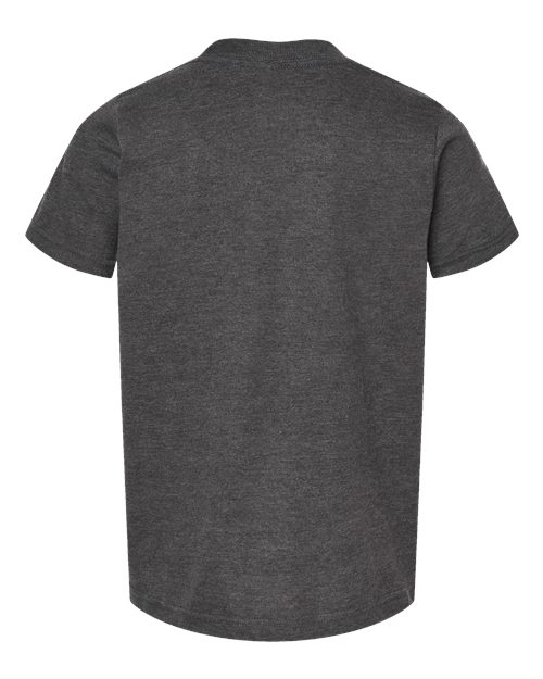 Tultex Youth Fine Jersey T-Shirt 235 Heather Charcoal
