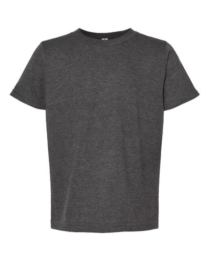 Tultex Youth Fine Jersey T-Shirt 235 Heather Charcoal